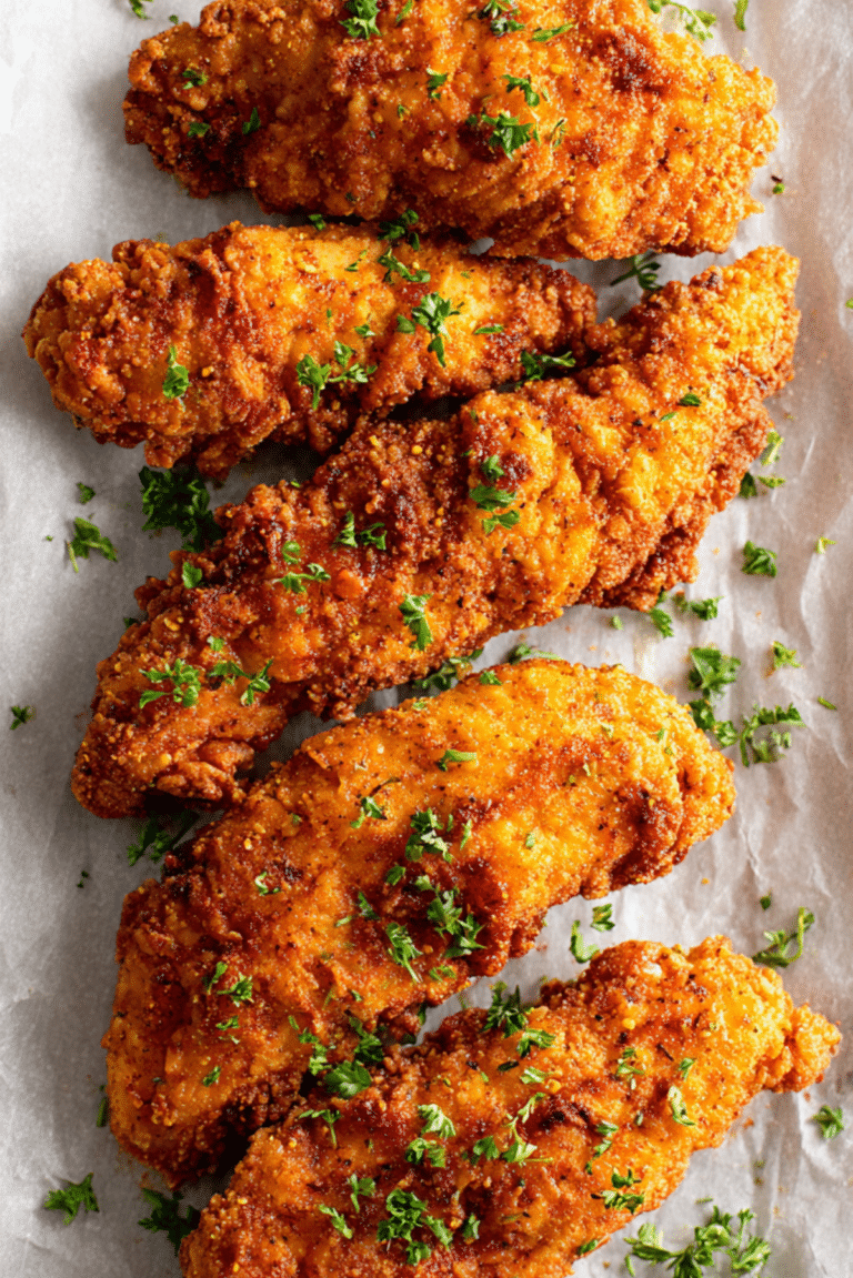 Oven-Baked Nashville Hot Chicken Tenders