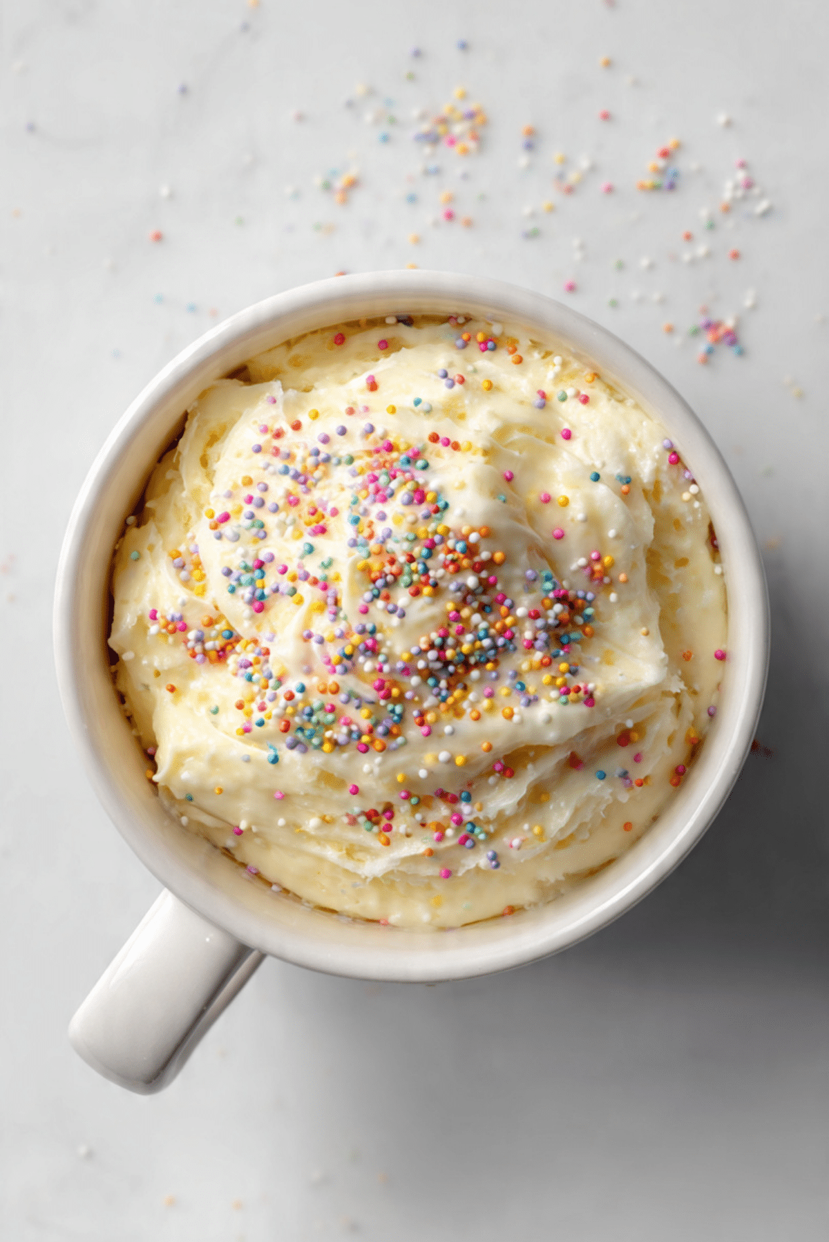 Vanilla Cheesecake Mug Cake