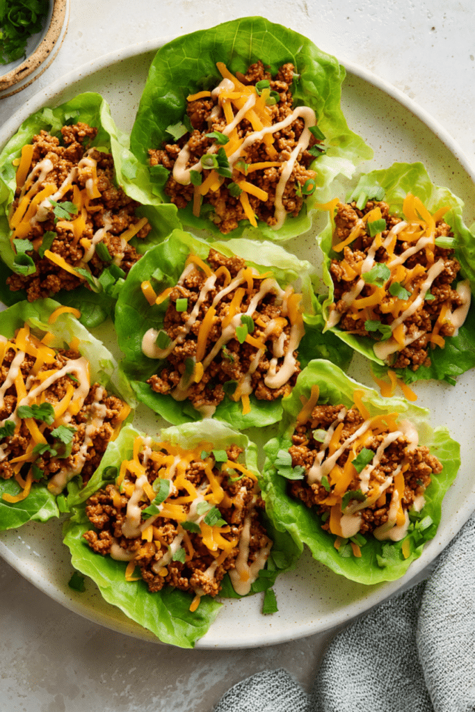 Turkey Lettuce Tacos