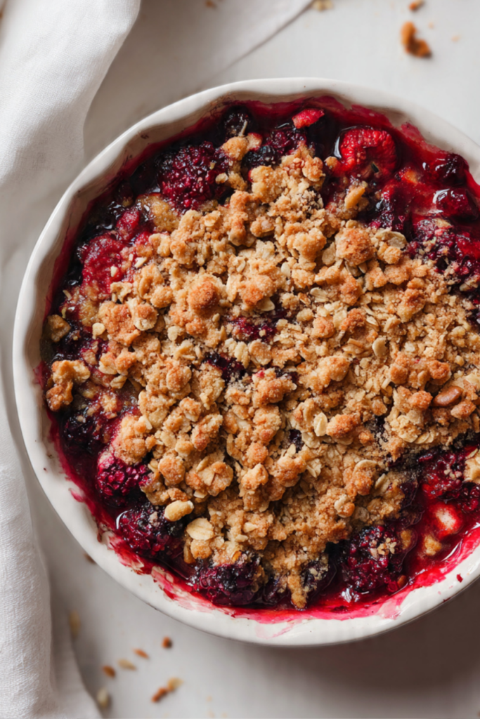 Healthy Berry Crisp