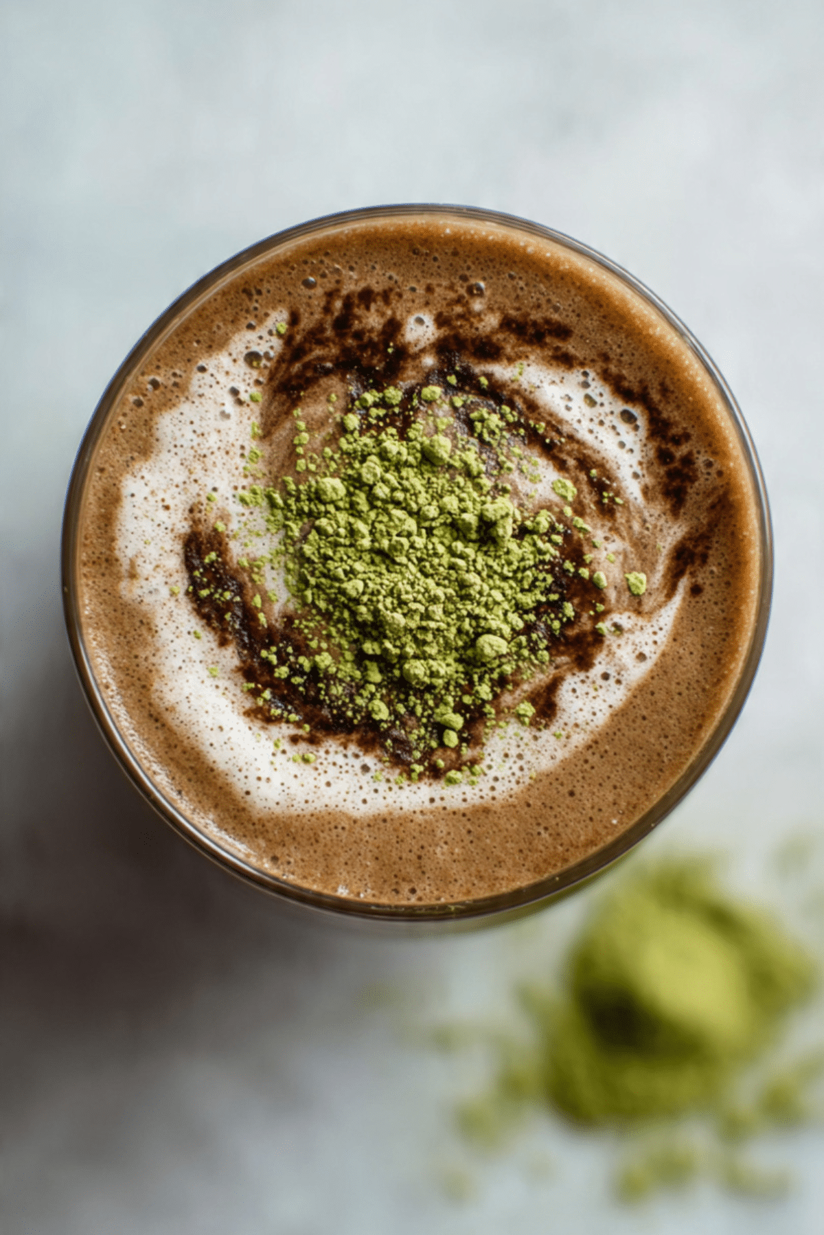 Chocolate Matcha Smoothie