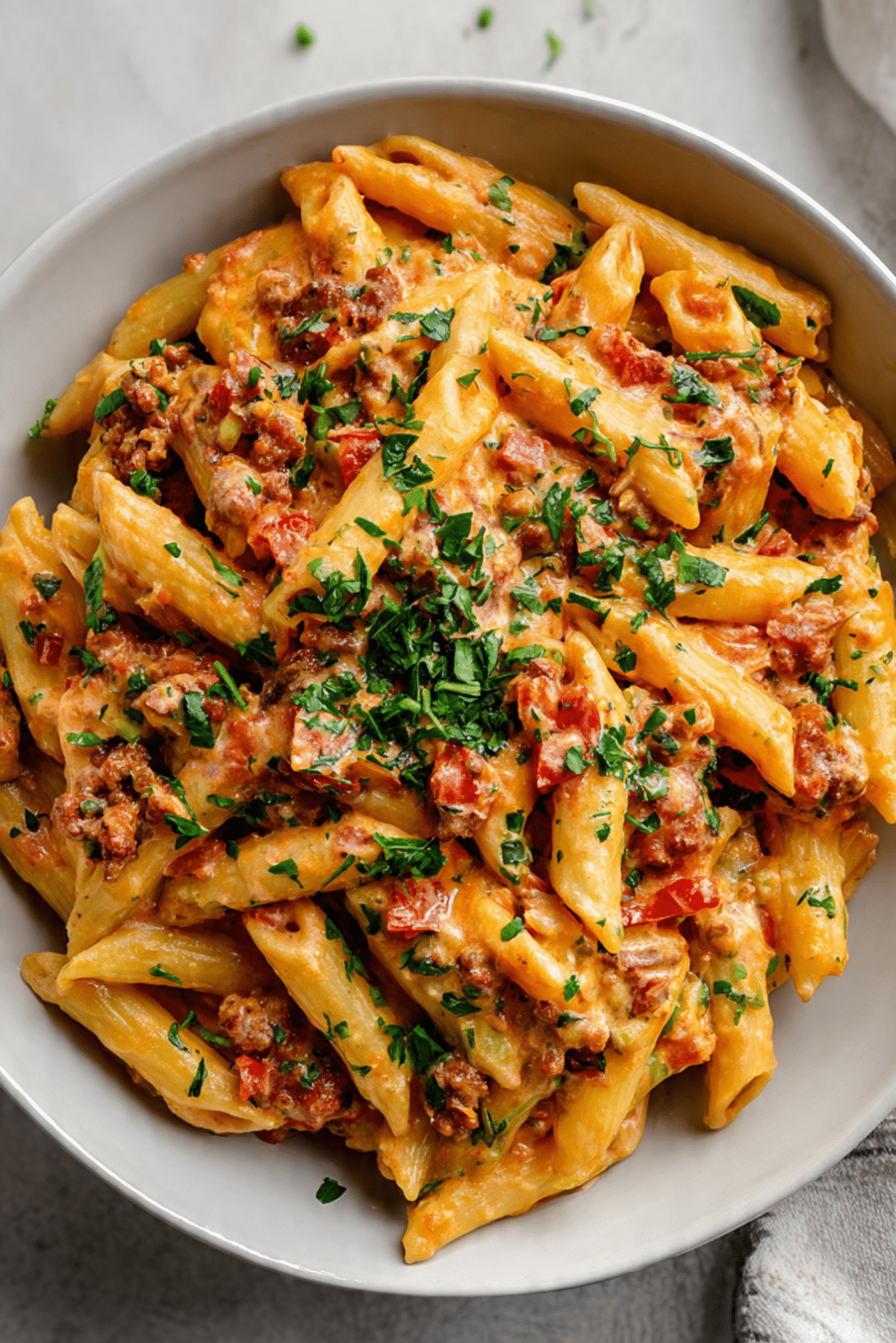 Creamy Tomato Sausage Pasta