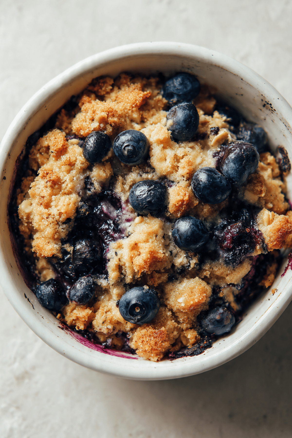 Blueberry muffin bowl