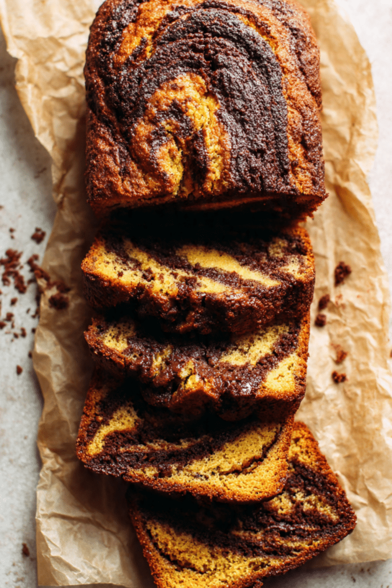 Chocolate Swirl Pumpkin Bread
