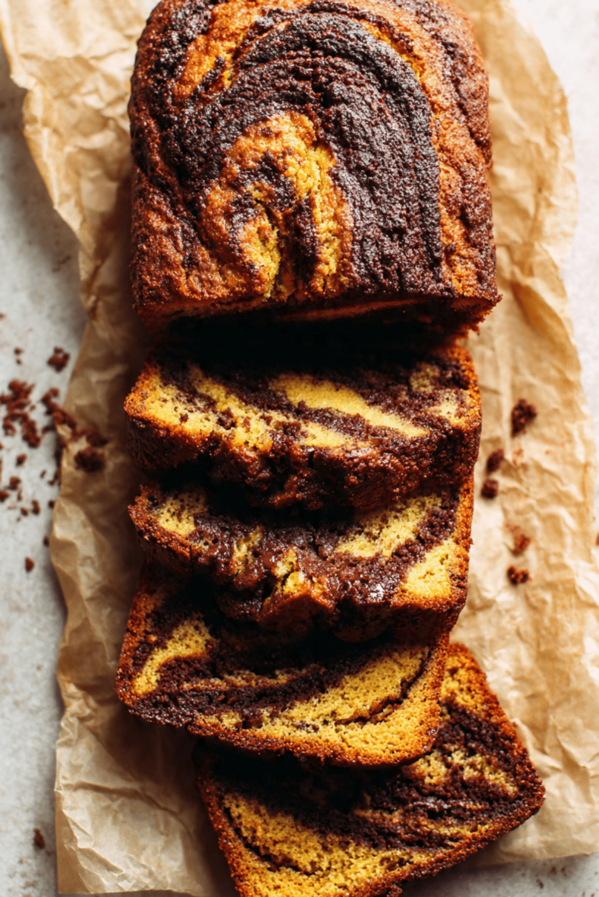 Chocolate Swirl Pumpkin Bread