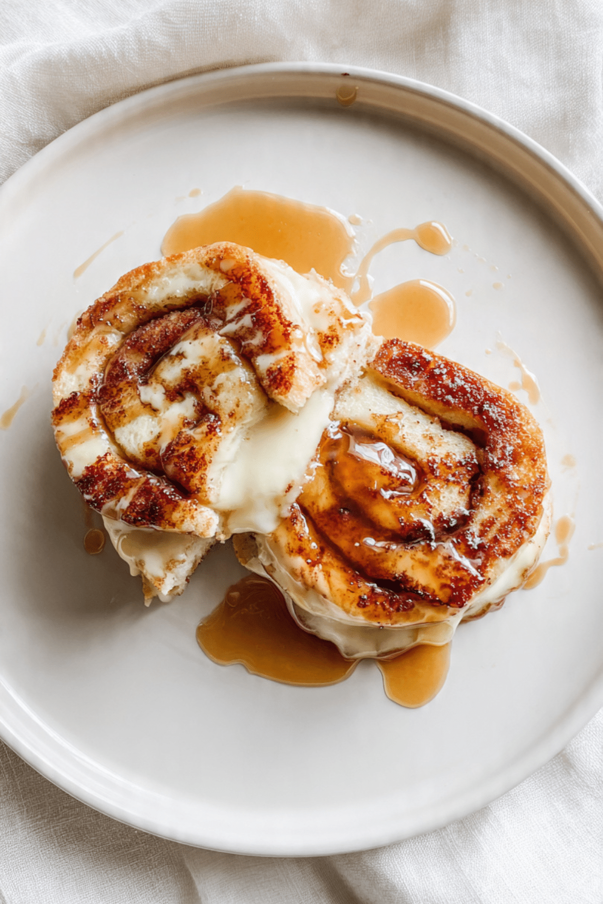 CINNAMON ROLL GRILLED CHEESE