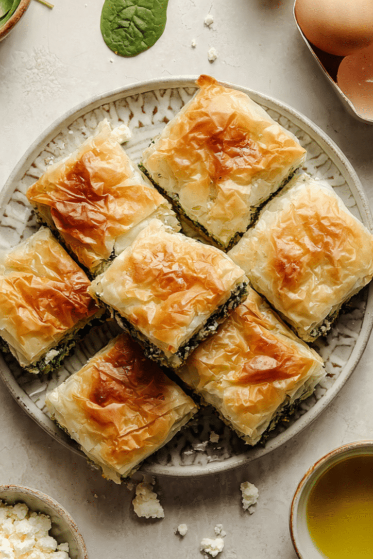 Cheese & Feta & Spinach Borek