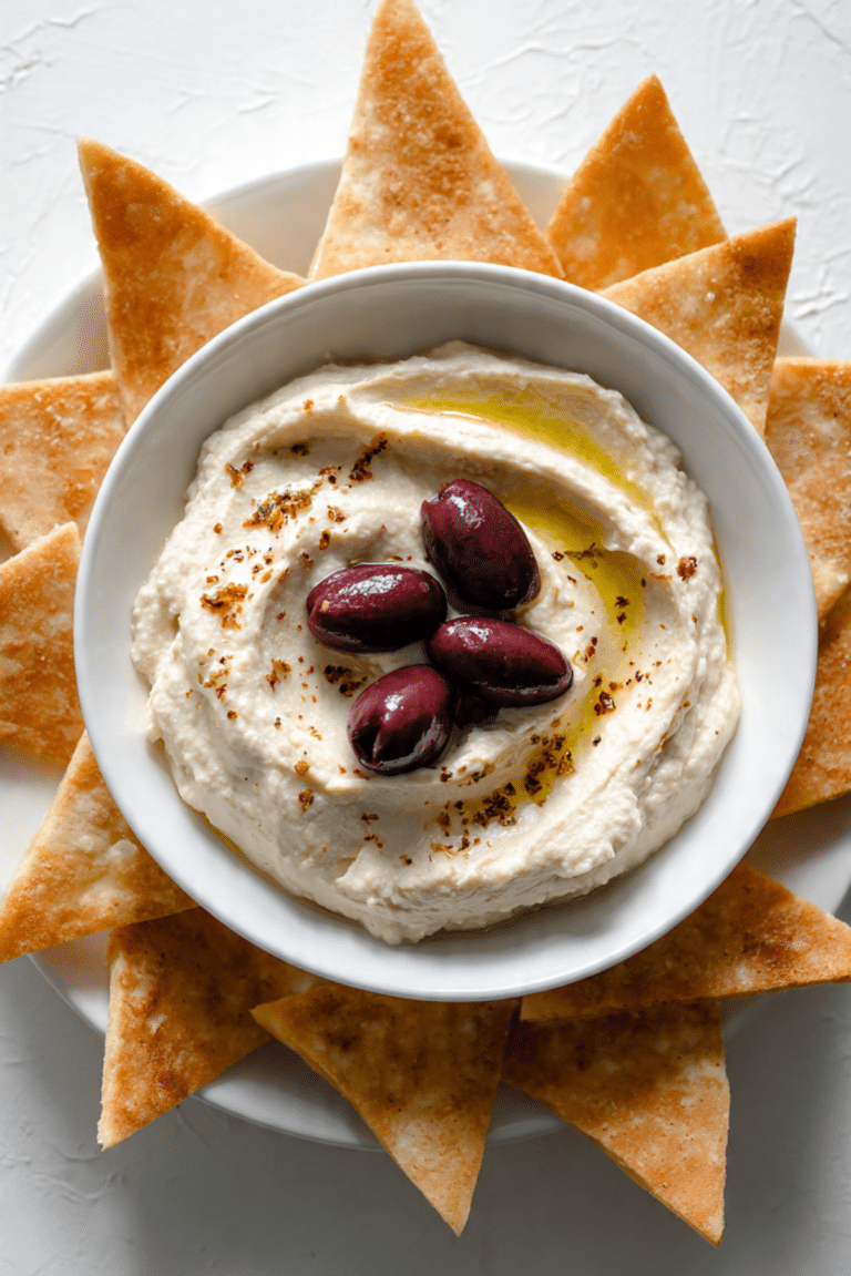 CREAMY KALAMATA OLIVE DIP