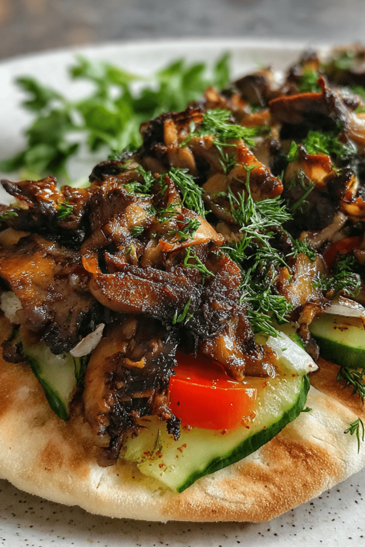 Mushroom Shawarma