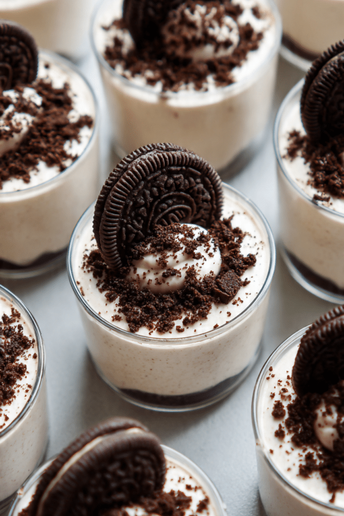 Oreo Cream Mousse Cups