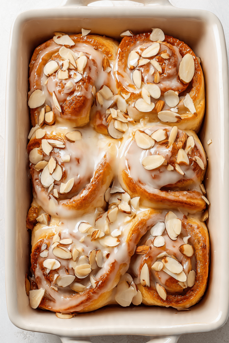 Almond Croissant Cinnamon Rolls