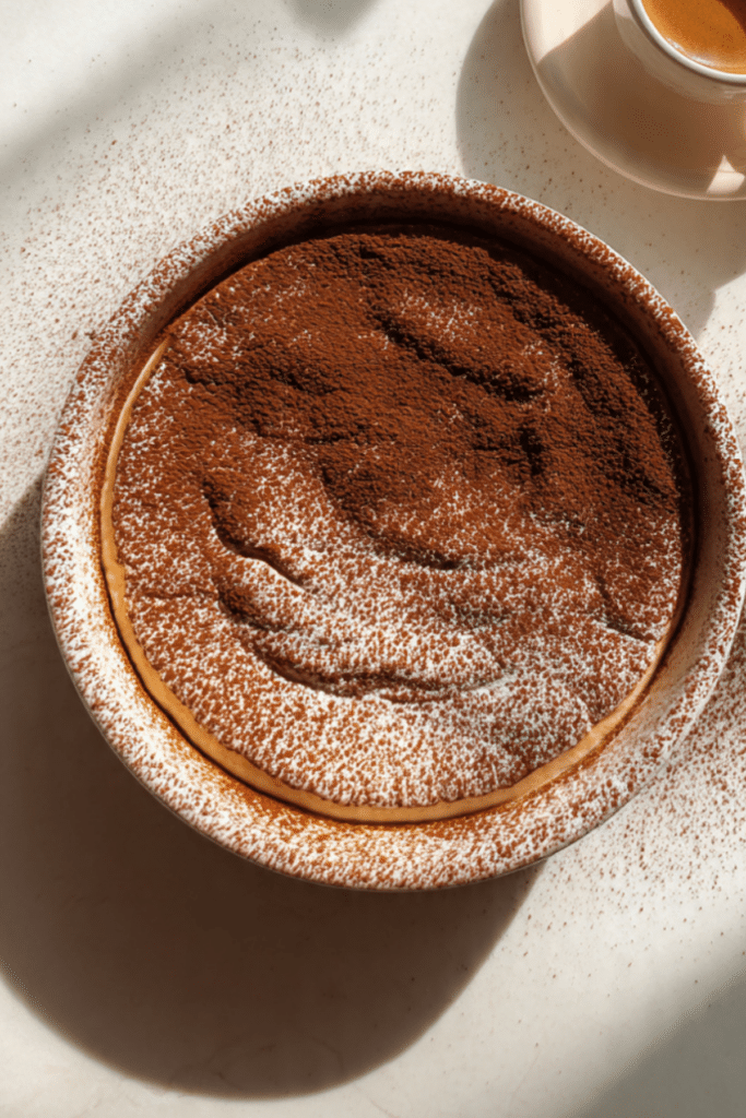 Japanese Cheesecake with Espresso Shot