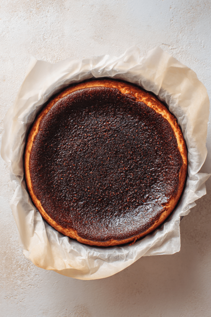 Black Sesame Basque Cheesecake