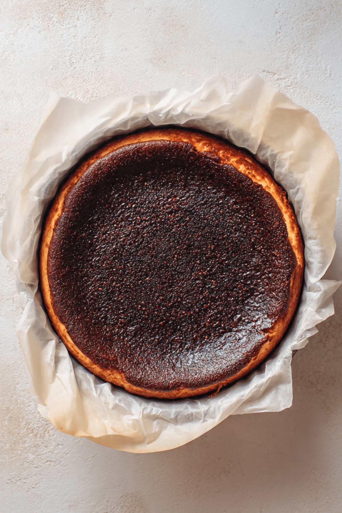 Black Sesame Basque Cheesecake