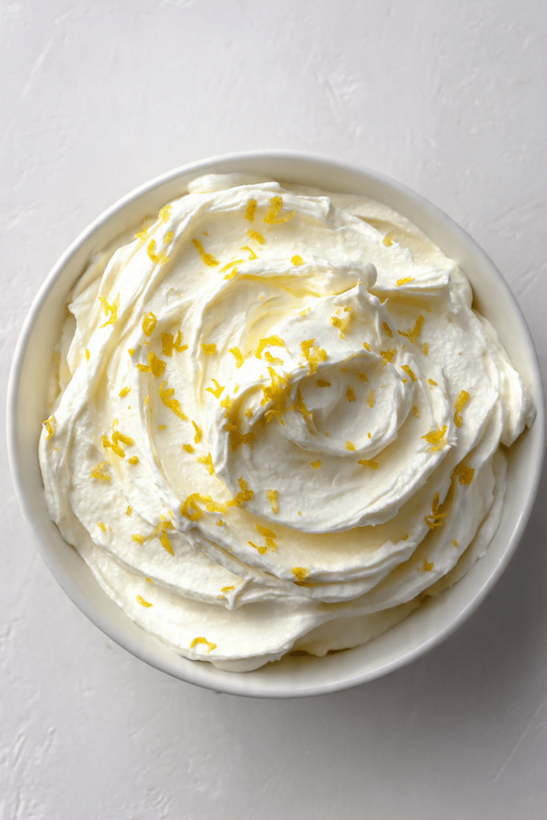Lemony Whipped Ricotta