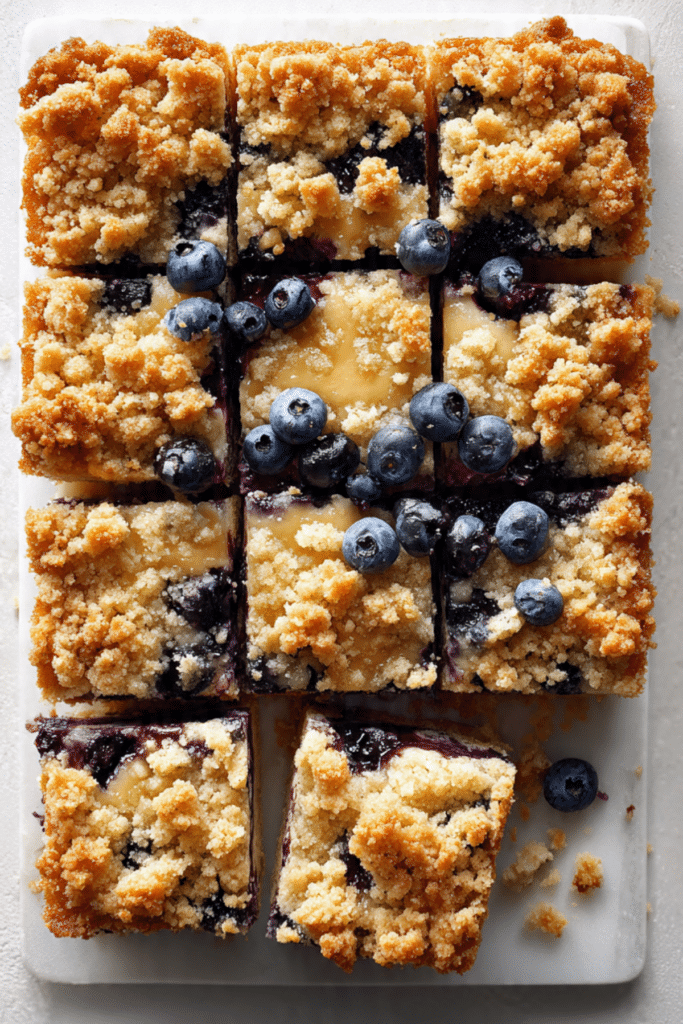 Blueberry coffee cake