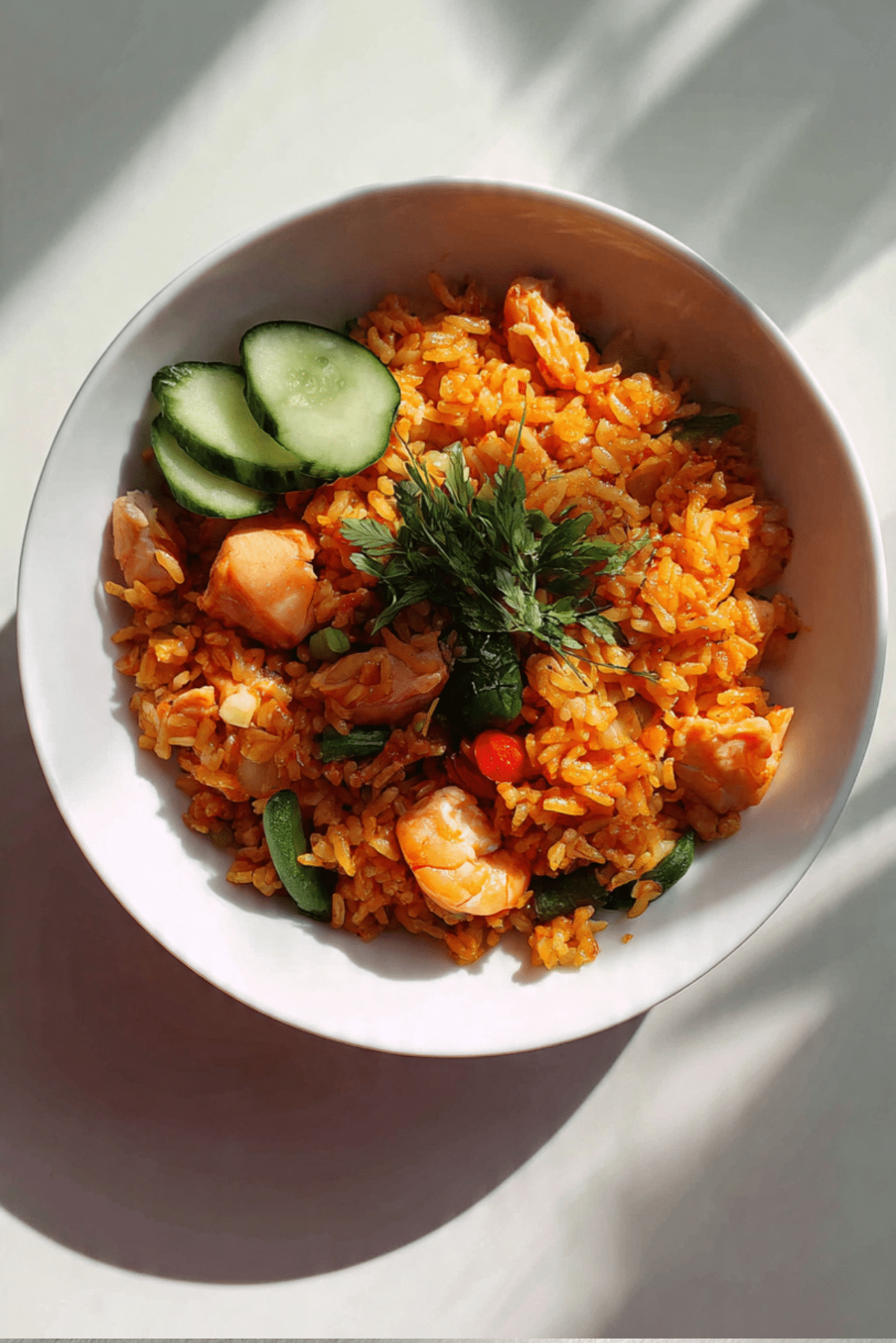 TOM YUM SALMON FRIED RICE
