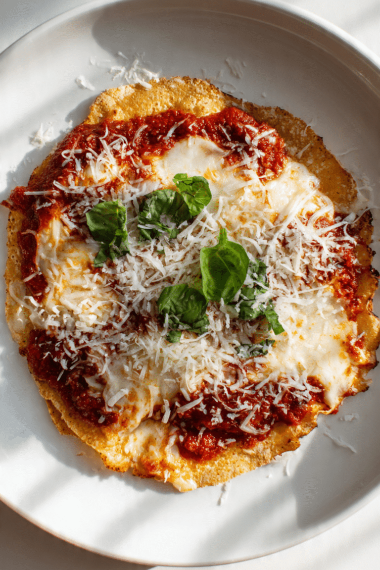 Smashed Chicken Parm Taco