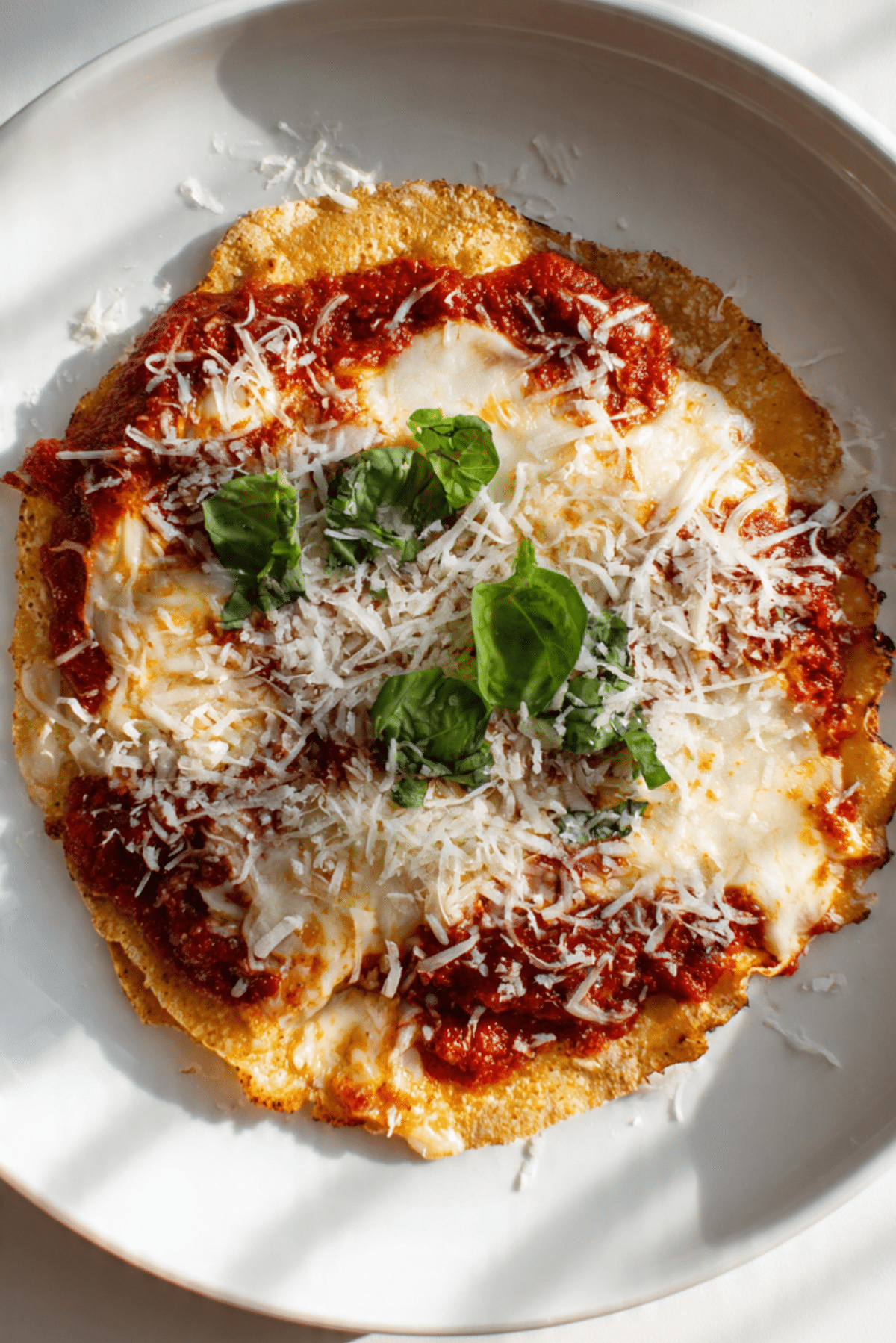 Smashed Chicken Parm Taco