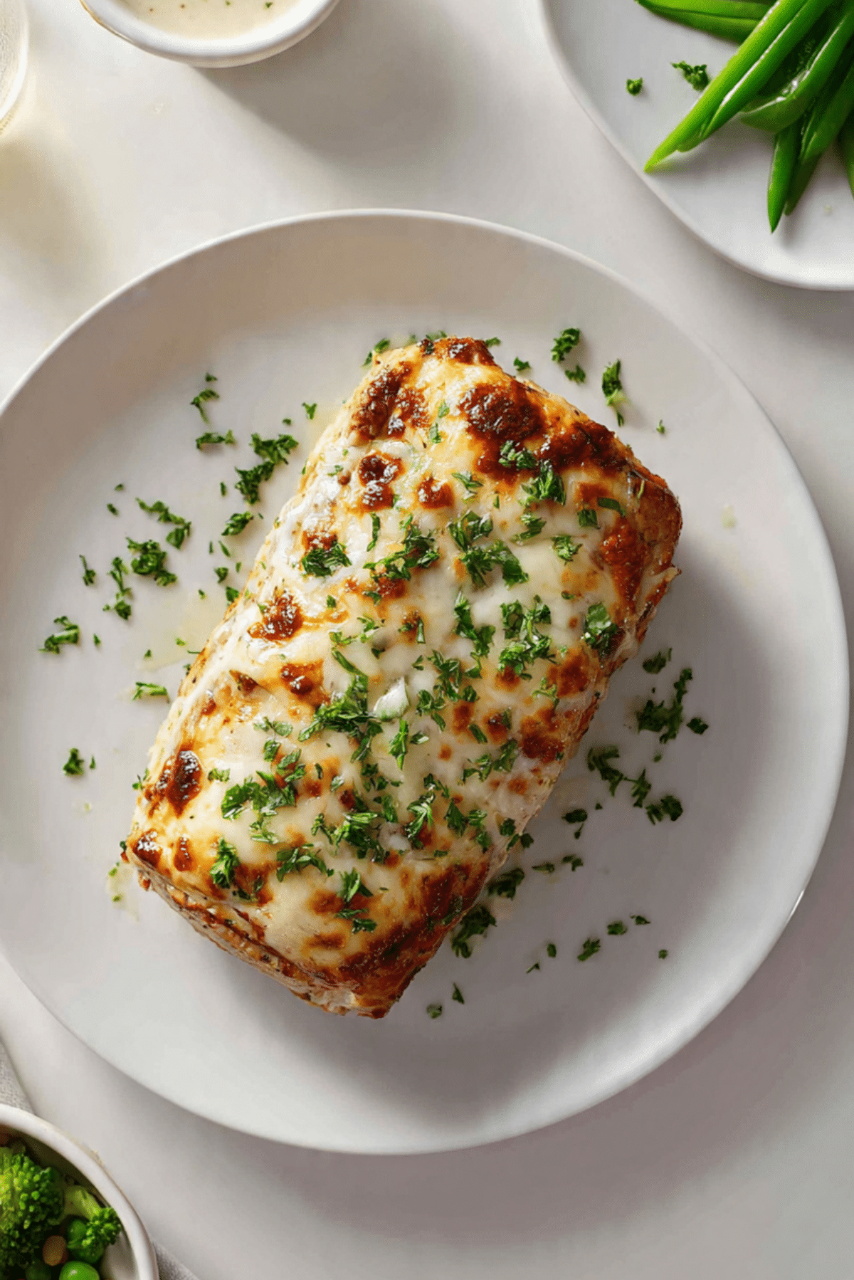Garlic parm chicken loaf